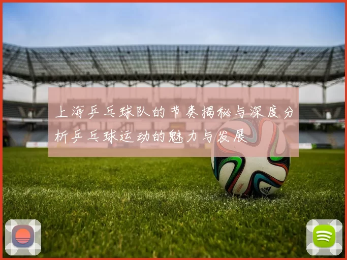 上海乒乓球队的节奏揭秘与深度分析乒乓球运动的魅力与发展