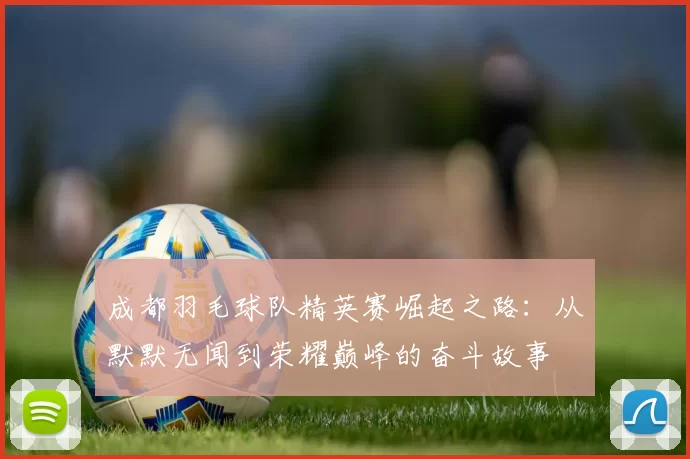 成都羽毛球队精英赛崛起之路：从默默无闻到荣耀巅峰的奋斗故事