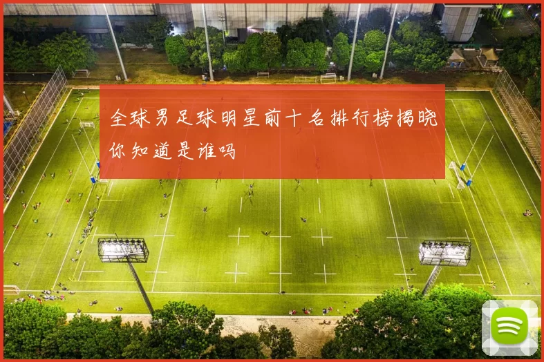 全球男足球明星前十名排行榜揭晓你知道是谁吗